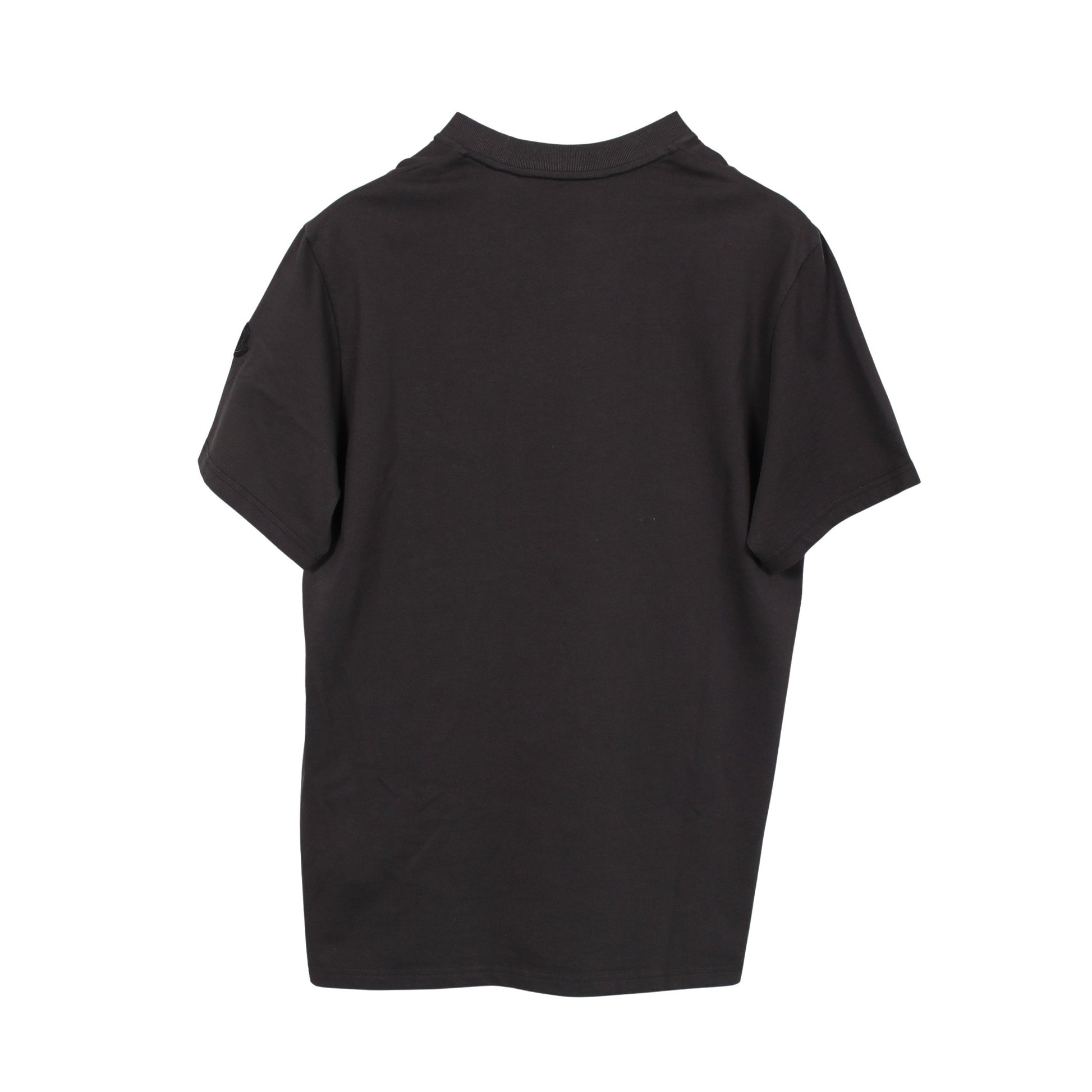 ロゴプリント クルーネック 半袖Tシャツ コットン ブラック モンクレール トップス MONCLER