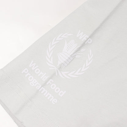 BALENCIAGA × WFP ダメージ加工 クルーネック Tシャツ 半袖Tシャツ コットン ライトブルー バレンシアガ トップス BALENCIAGA