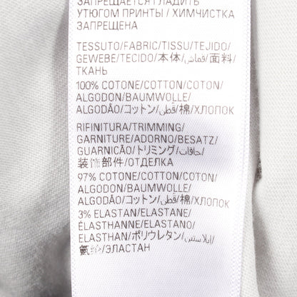 BALENCIAGA × WFP ダメージ加工 クルーネック Tシャツ 半袖Tシャツ コットン ライトブルー バレンシアガ トップス BALENCIAGA