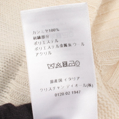 天秤座 クルーネック ニット カシミヤ オフホワイト クリスチャンディオール トップス Christian Dior