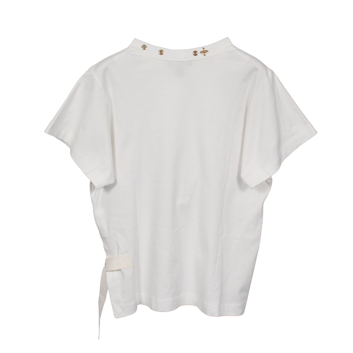サイドストラップ 半袖Tシャツ コットン ホワイト ルイヴィトン トップス LOUIS VUITTON