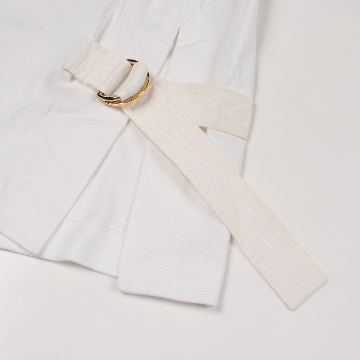 サイドストラップ 半袖Tシャツ コットン ホワイト ルイヴィトン トップス LOUIS VUITTON