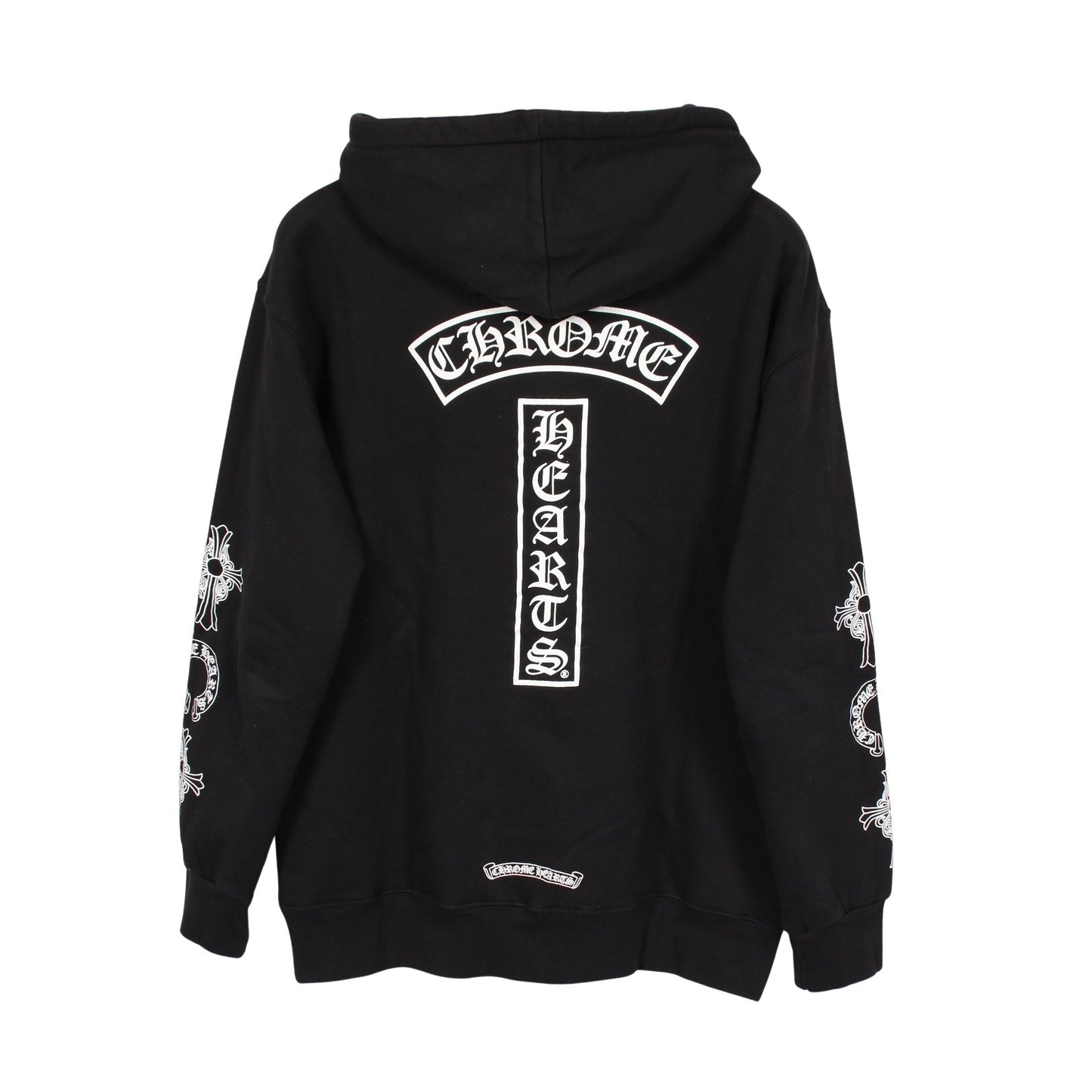 ホースシュー ダガー ジップアップパーカー コットン ブラック クロムハーツ トップス Chrome Hearts