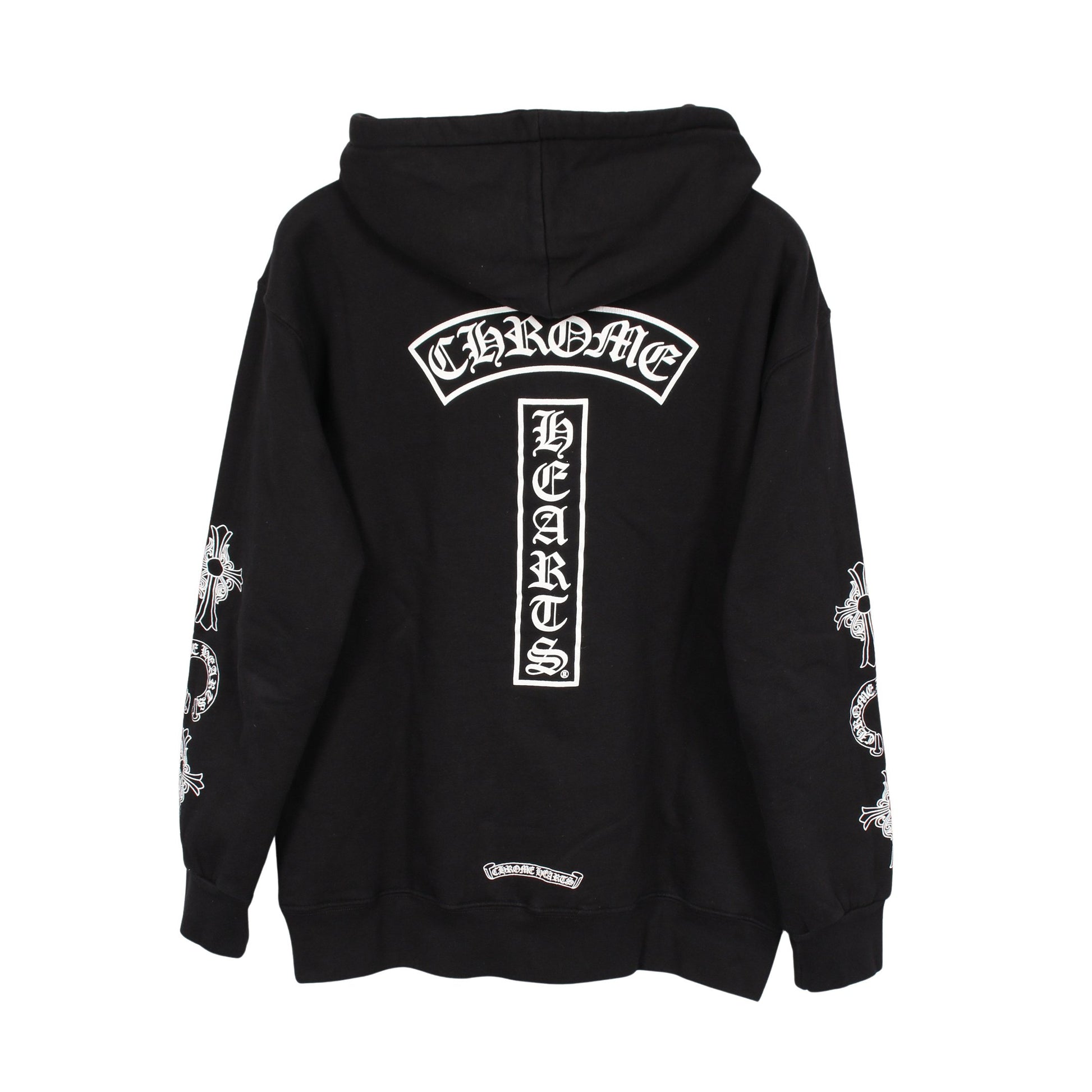 ホースシュー ダガー ジップアップパーカー コットン ブラック クロムハーツ トップス Chrome Hearts