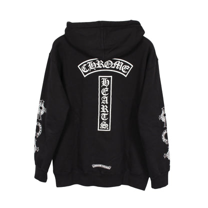 ホースシュー ダガー ジップアップパーカー コットン ブラック クロムハーツ トップス Chrome Hearts
