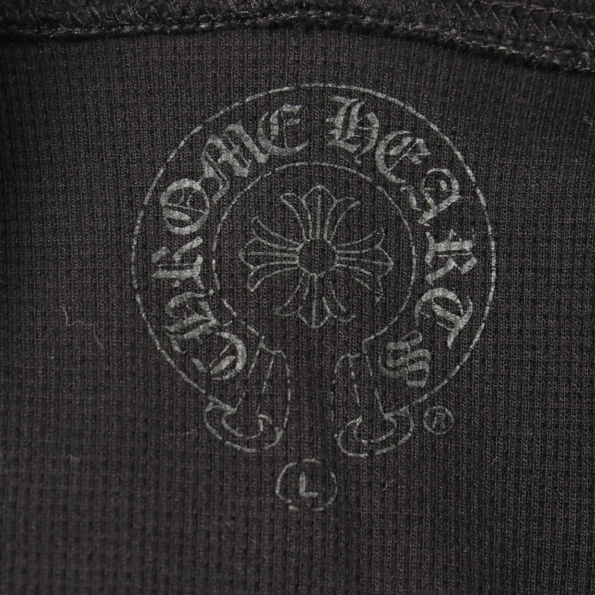 ホースシュー ダガー ジップアップパーカー コットン ブラック クロムハーツ トップス Chrome Hearts