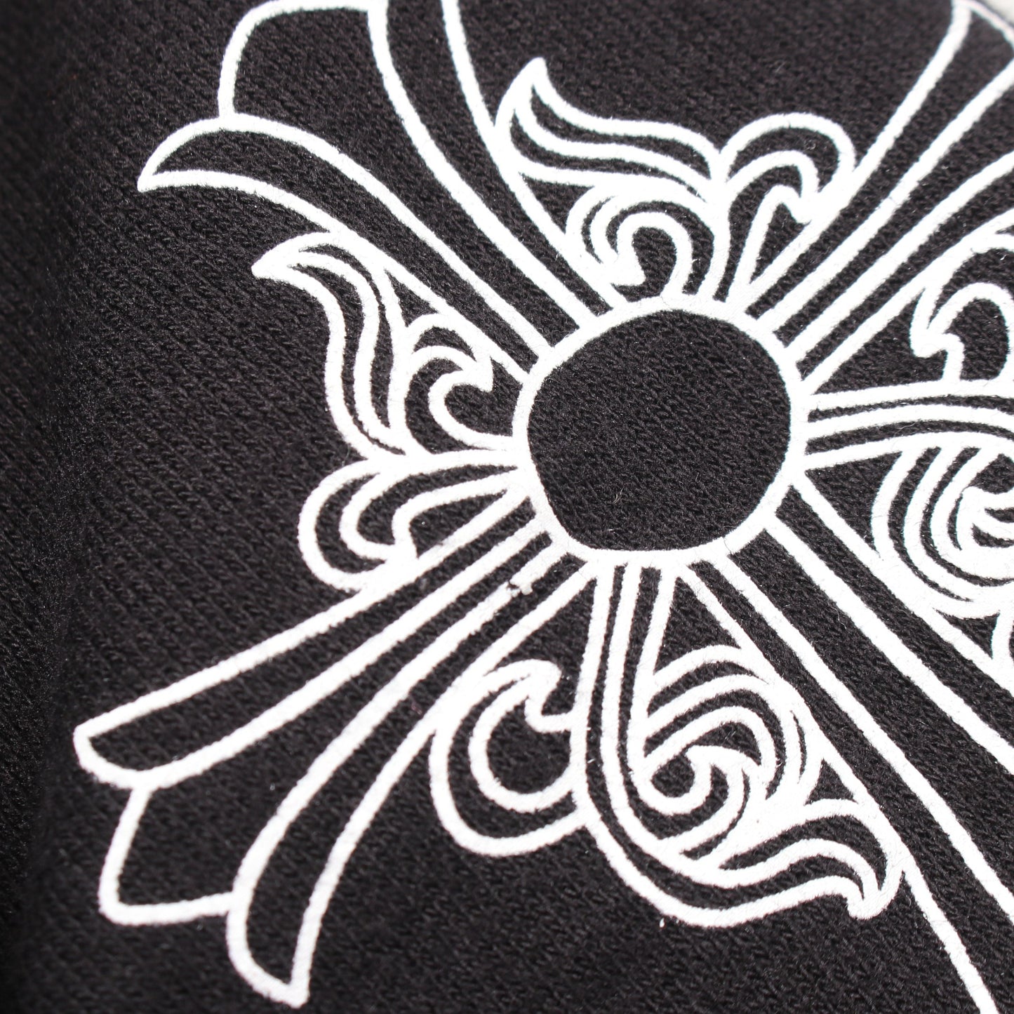 ホースシュー ダガー ジップアップパーカー コットン ブラック クロムハーツ トップス Chrome Hearts