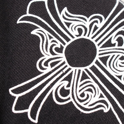 ホースシュー ダガー ジップアップパーカー コットン ブラック クロムハーツ トップス Chrome Hearts
