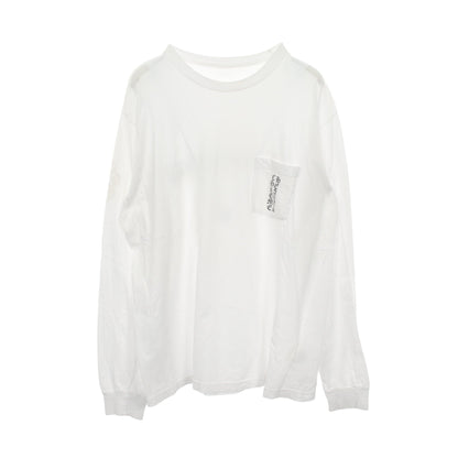 セメタリークロス 長袖Tシャツ コットン ホワイト クロムハーツ トップス Chrome Hearts