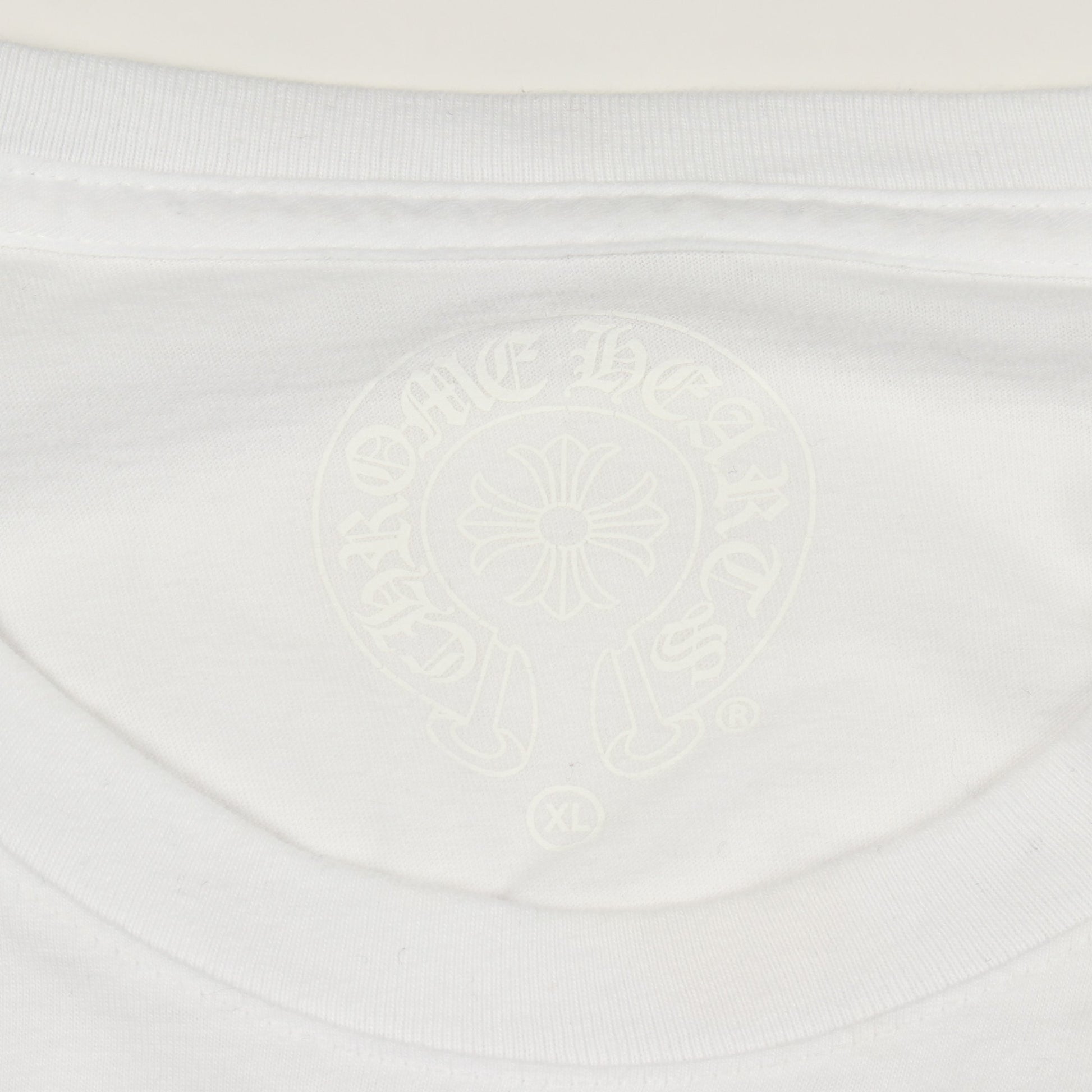 セメタリークロス 長袖Tシャツ コットン ホワイト クロムハーツ トップス Chrome Hearts