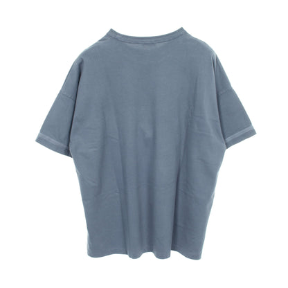 DIOR × STONE ISLAND ロゴ刺繍 半袖Tシャツ コットン ブルーグレー ディオール トップス DIOR