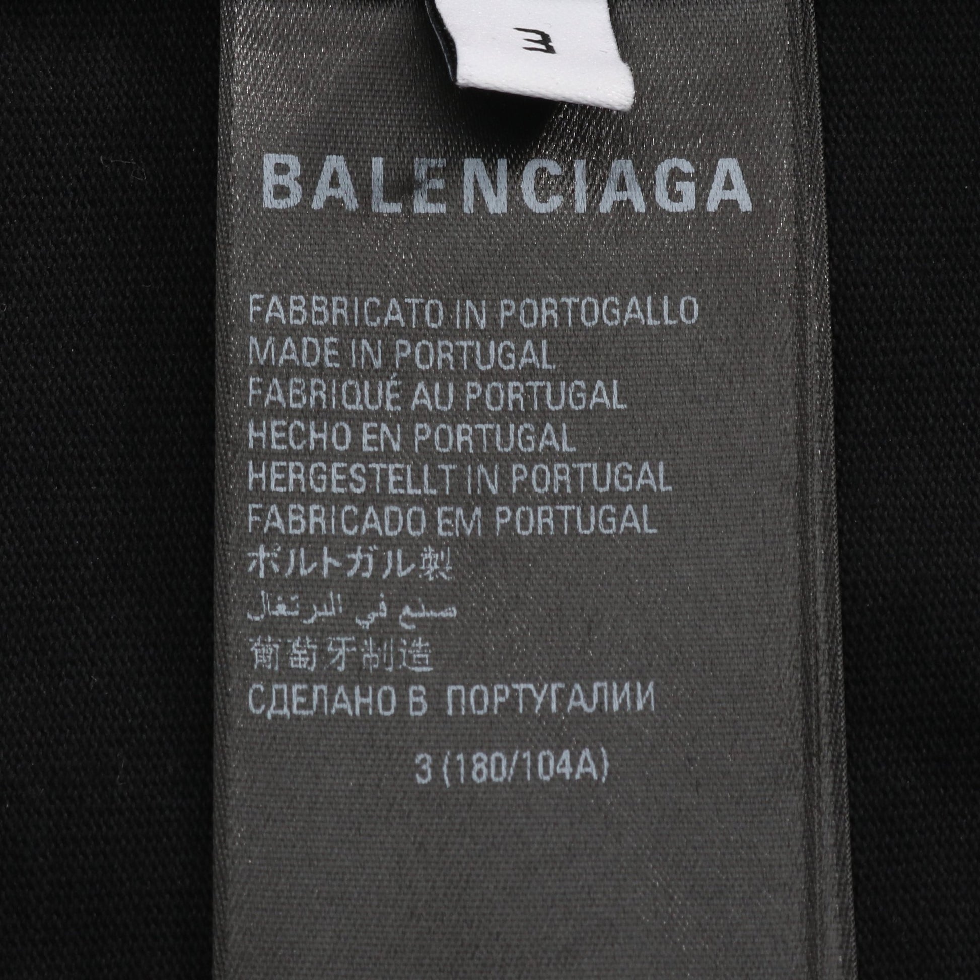ドッキング ロング丈 プリント プルオーバーパーカー コットン ブラック マルチカラー バレンシアガ トップス BALENCIAGA