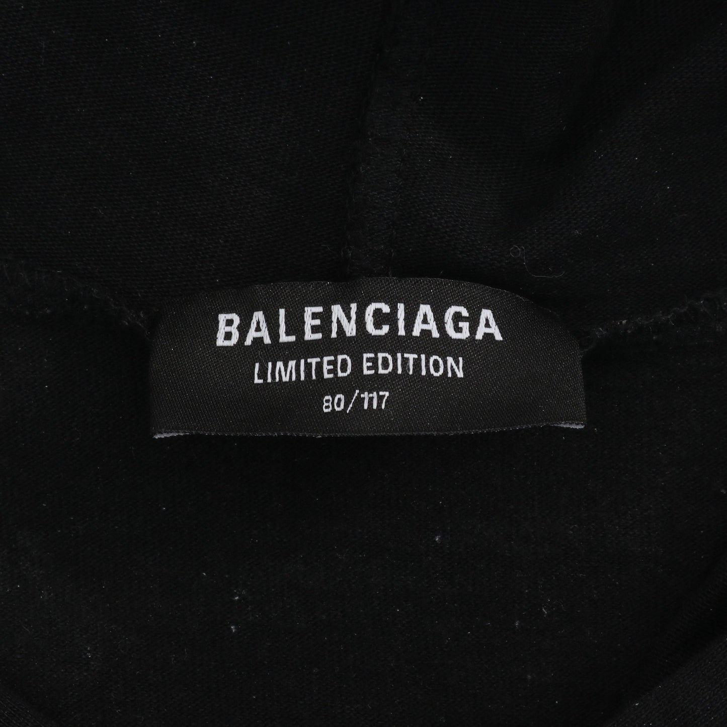ドッキング ロング丈 プリント プルオーバーパーカー コットン ブラック マルチカラー バレンシアガ トップス BALENCIAGA