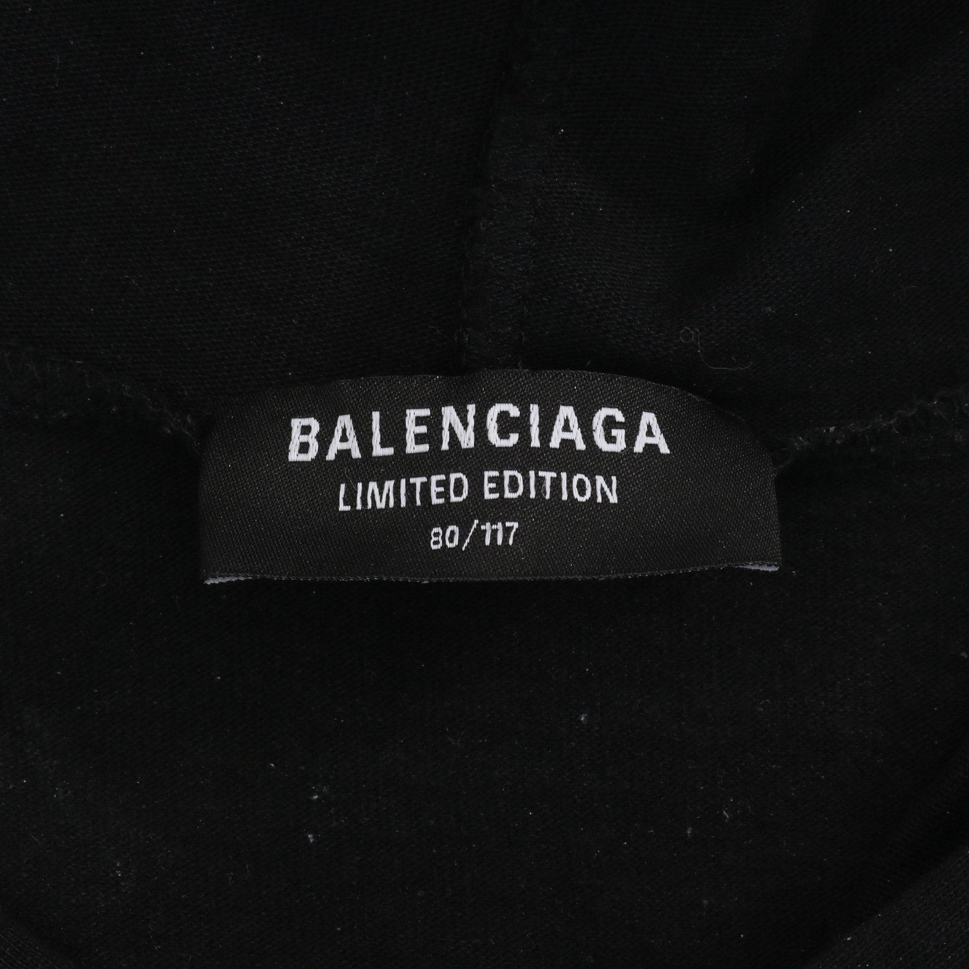 ドッキング ロング丈 プリント プルオーバーパーカー コットン ブラック マルチカラー バレンシアガ トップス BALENCIAGA
