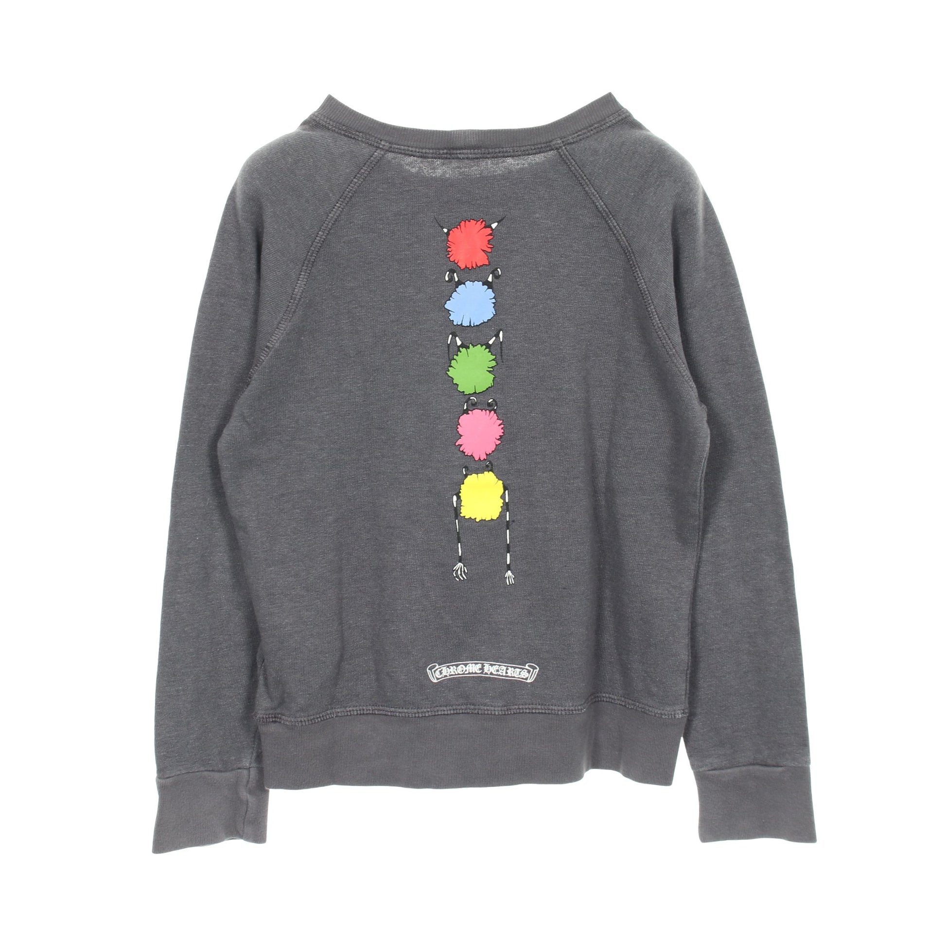 Chrome Hearts × MATTY BOY キッズ スウェットシャツ コットン グレー クロムハーツ トップス Chrome Hearts