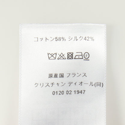 花柄 プリーツ スカート コットン シルク オフホワイト マルチカラー クリスチャンディオール ボトムス Christian Dior