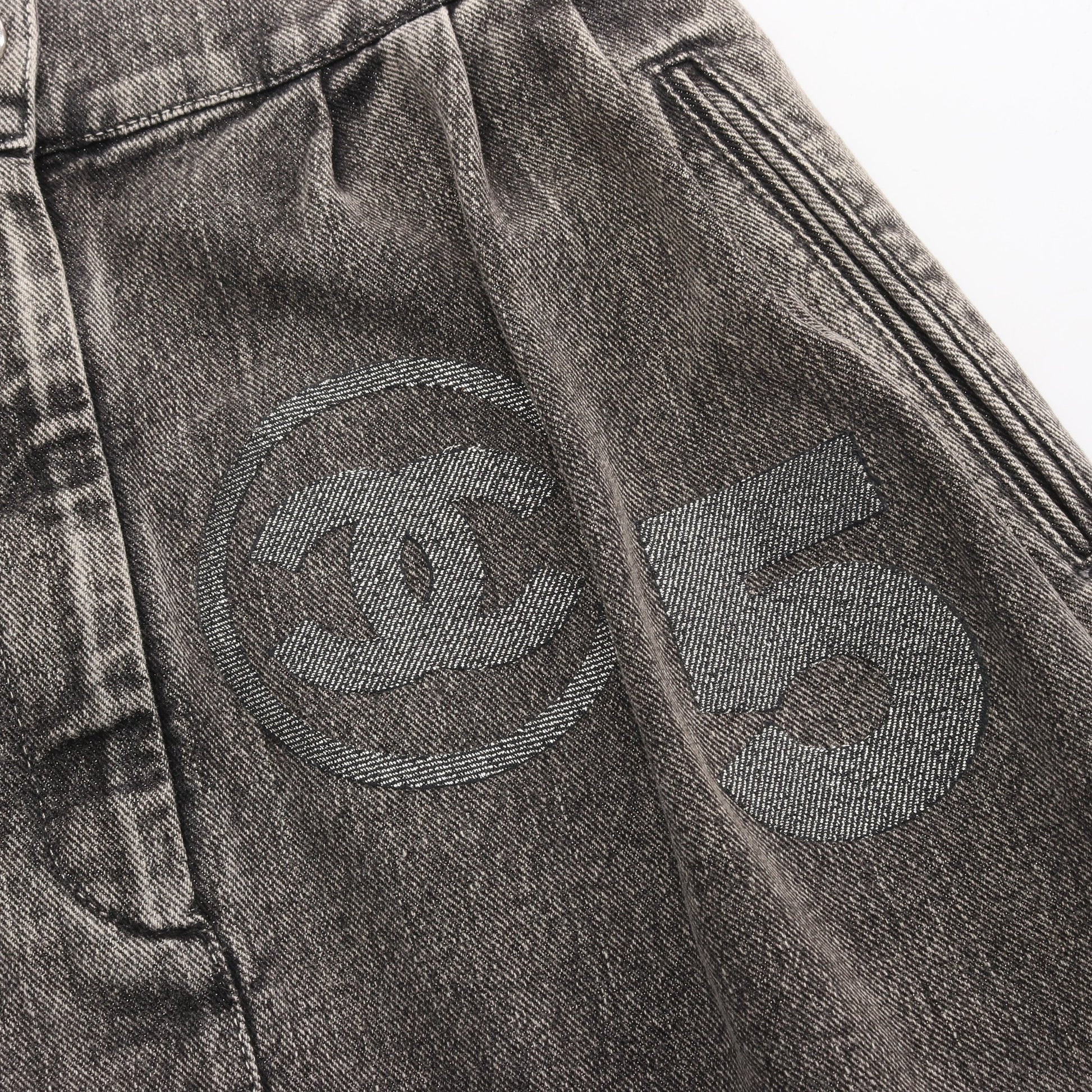 ココマーク No.5 デニムスカート コットン グレー シャネル ボトムス CHANEL