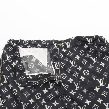 モノグラム ショートパンツ イージーパンツ ナイロン ブラック ホワイト ルイヴィトン ボトムス LOUIS VUITTON