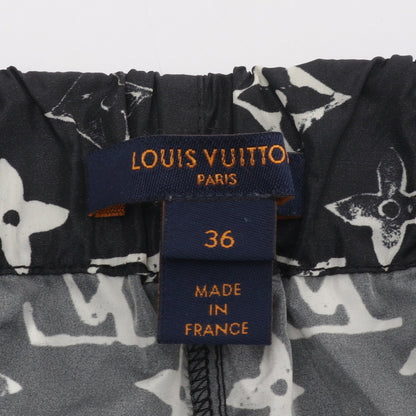モノグラム ショートパンツ イージーパンツ ナイロン ブラック ホワイト ルイヴィトン ボトムス LOUIS VUITTON