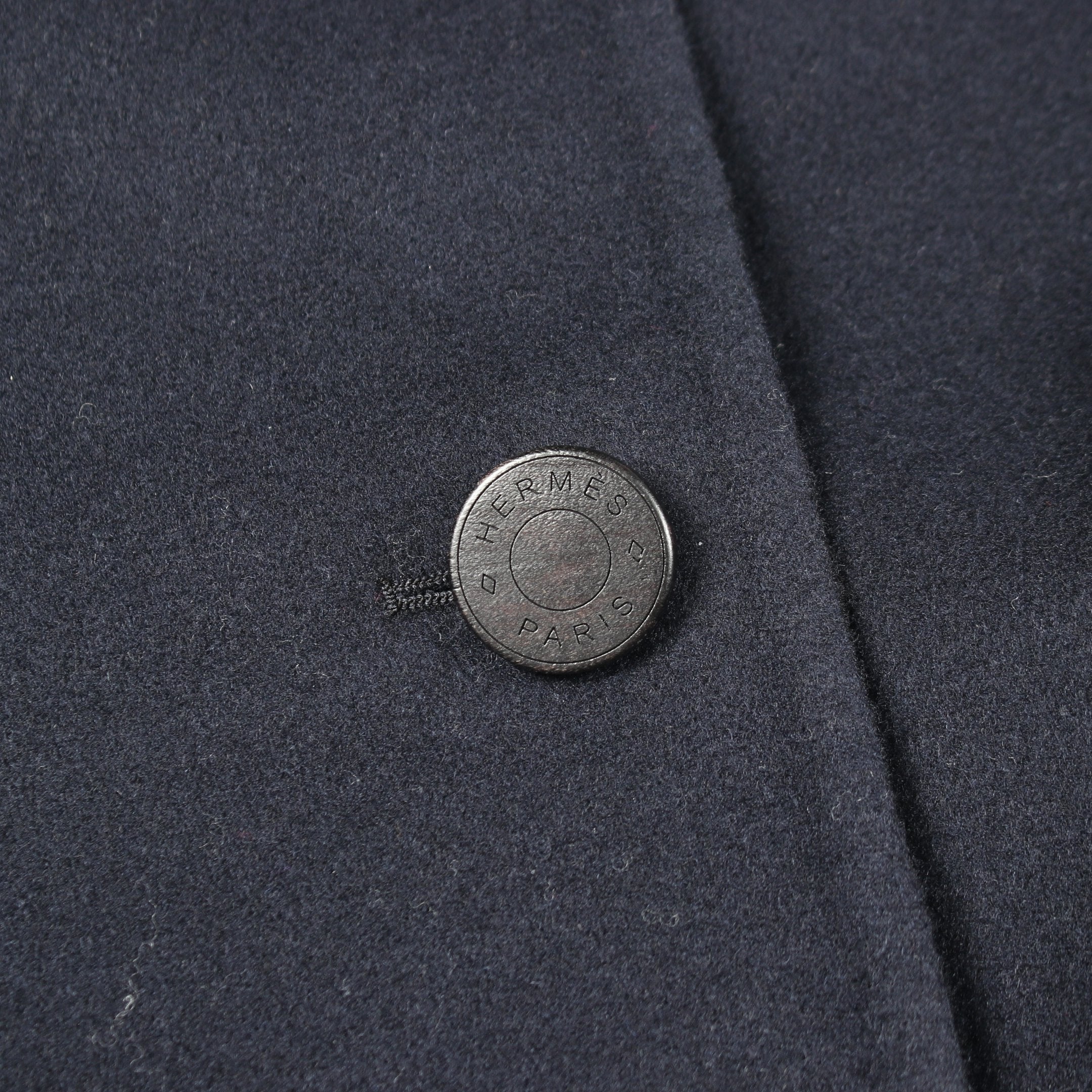 ダブルフェイス ロング ジレ カシミヤ ネイビー エルメス – RECLO