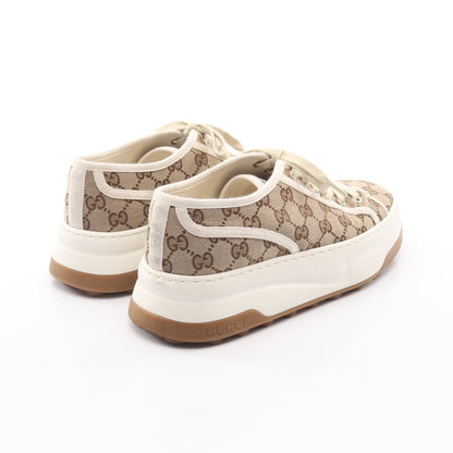 グッチ テニス 1977 GGキャンバス スニーカー キャンバス ベージュ オフホワイト グッチ シューズ GUCCI