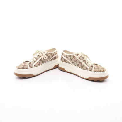 グッチ テニス 1977 GGキャンバス スニーカー キャンバス ベージュ オフホワイト グッチ シューズ GUCCI