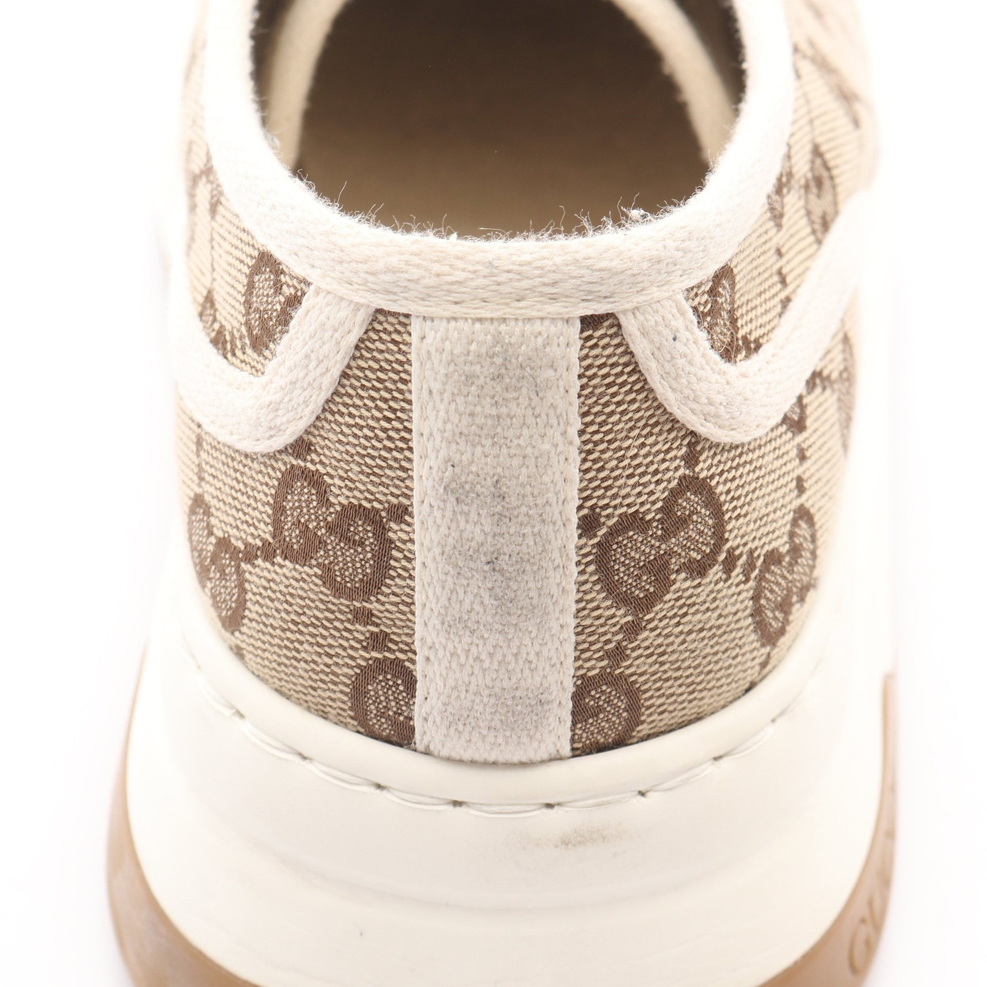 グッチ テニス 1977 GGキャンバス スニーカー キャンバス ベージュ オフホワイト グッチ シューズ GUCCI