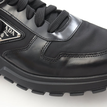 Re-Nylon スニーカー ナイロン レザー ブラック プラダ シューズ PRADA
