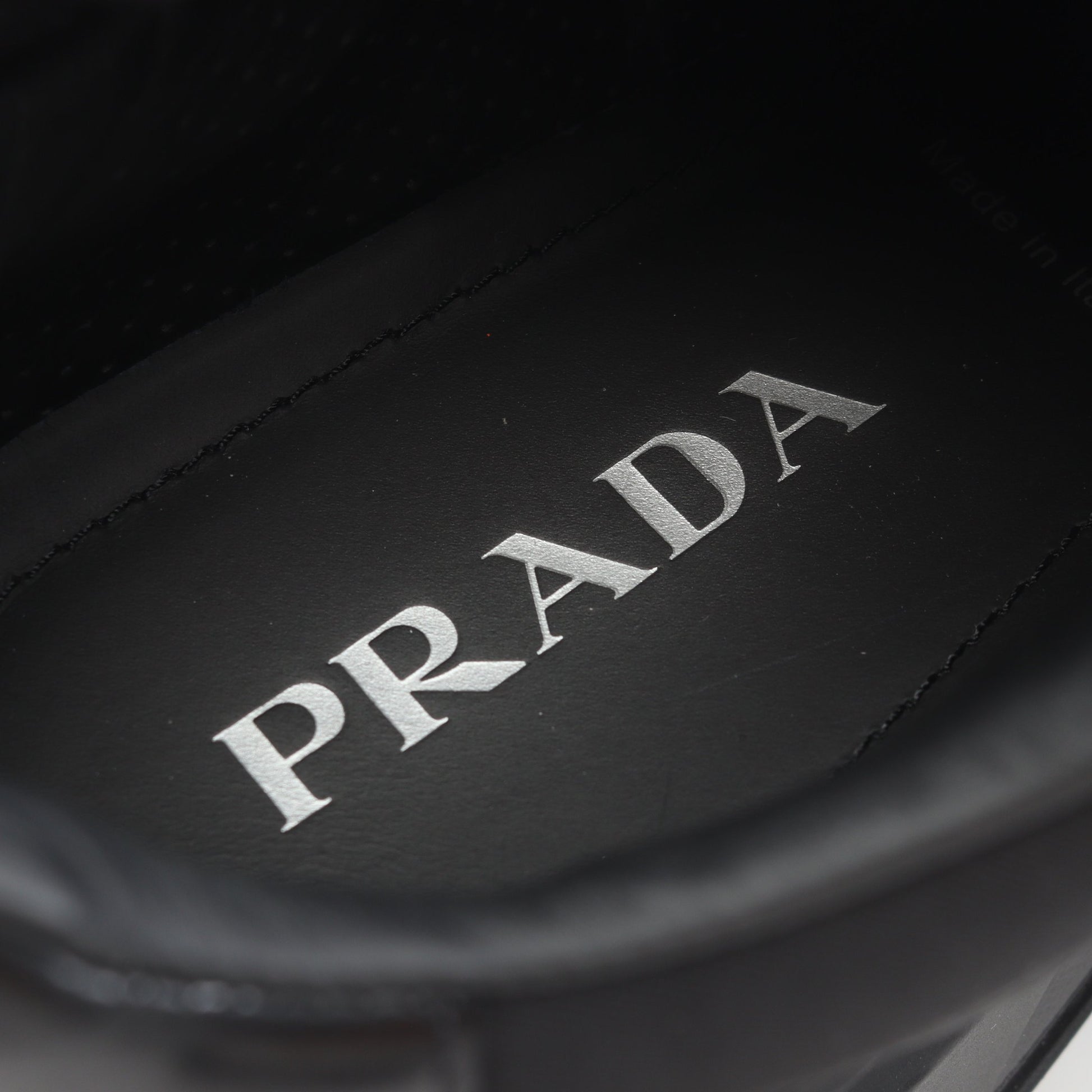 Re-Nylon スニーカー ナイロン レザー ブラック プラダ シューズ PRADA