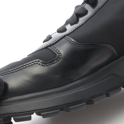 Re-Nylon スニーカー ナイロン レザー ブラック プラダ シューズ PRADA