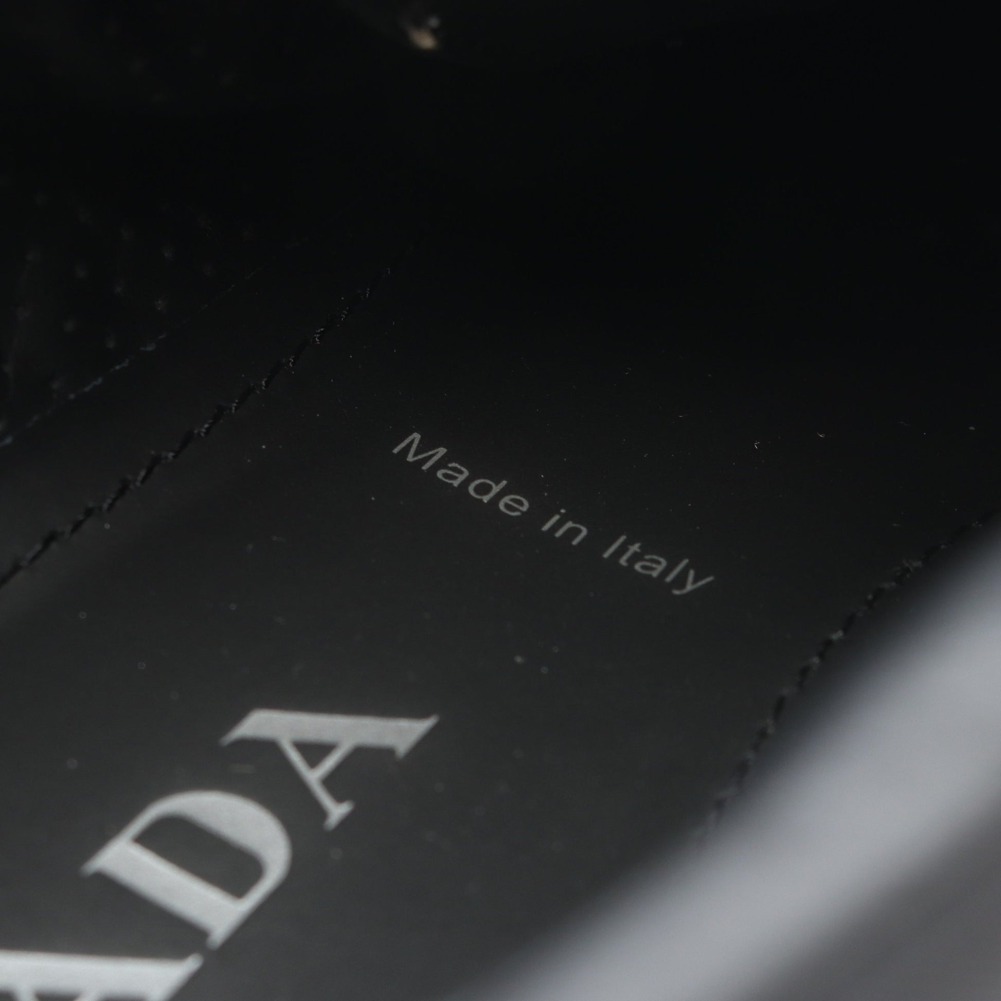 Re-Nylon スニーカー ナイロン レザー ブラック プラダ シューズ PRADA