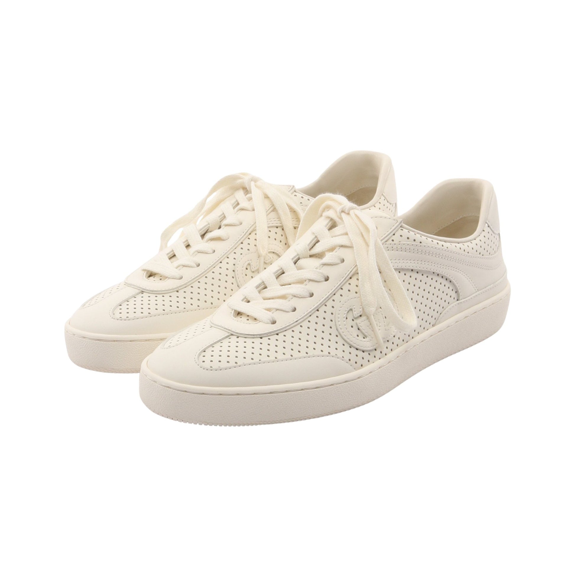 G75 スニーカー レザー ホワイト グッチ シューズ GUCCI