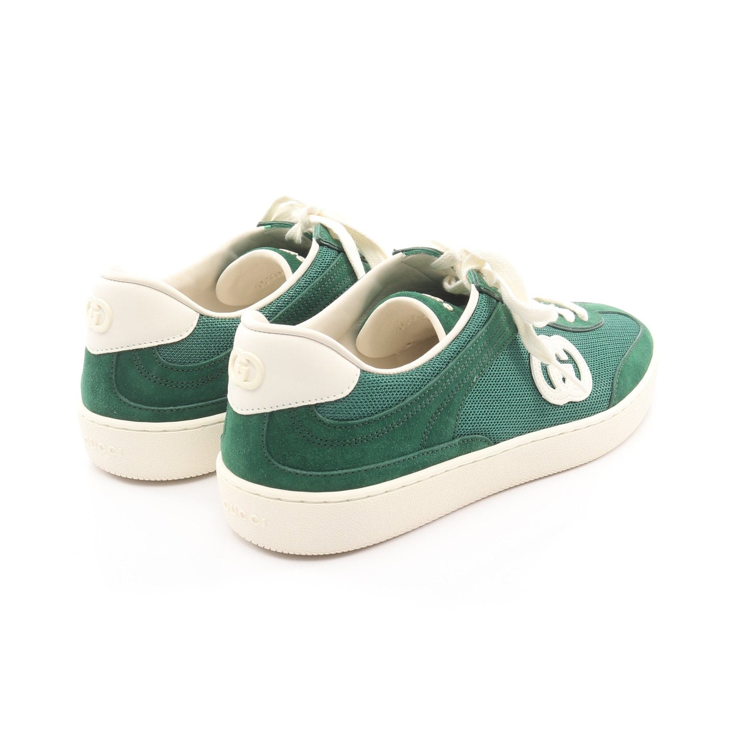G75 スニーカー スエード ファブリック グリーン グッチ シューズ GUCCI