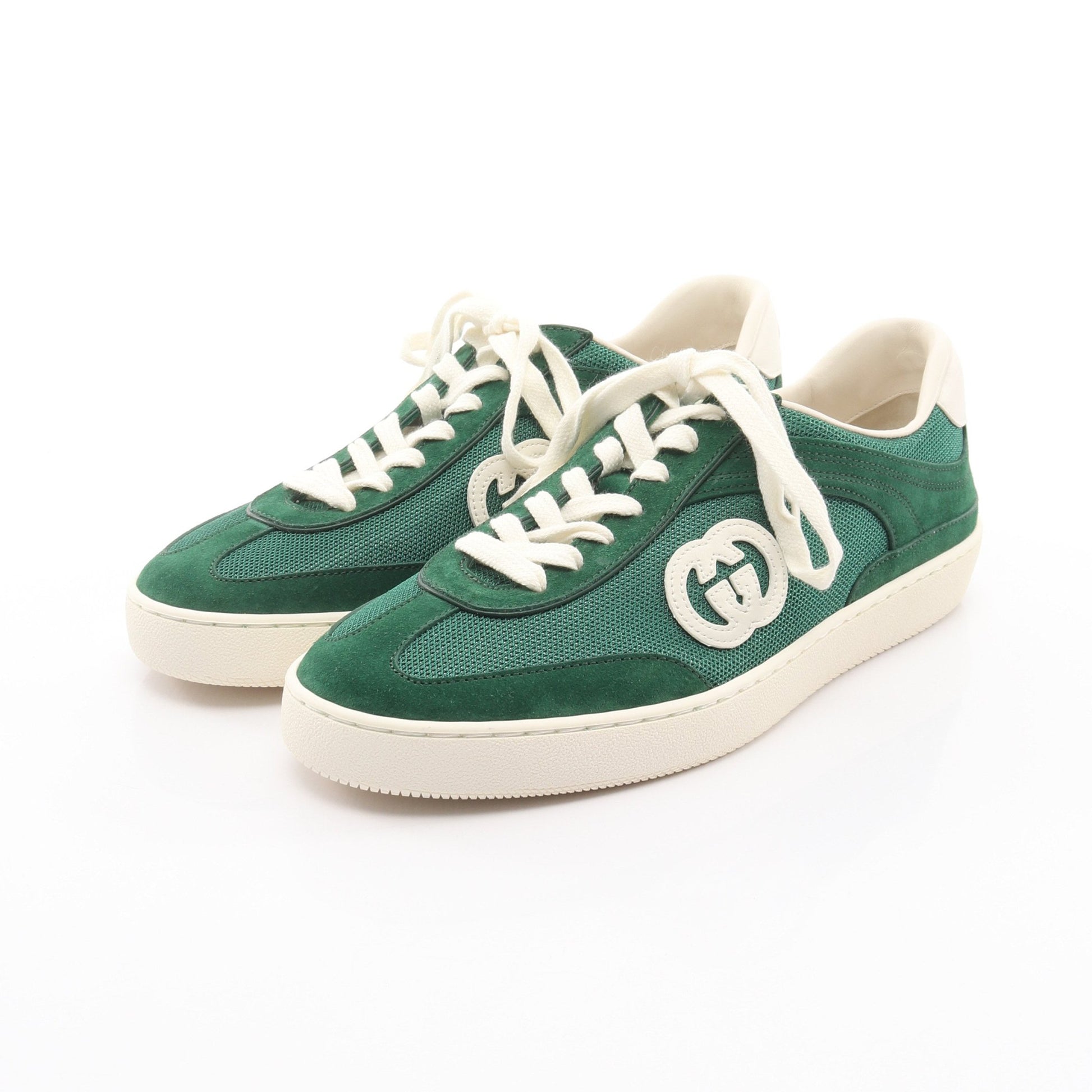 G75 スニーカー スエード ファブリック グリーン グッチ シューズ GUCCI