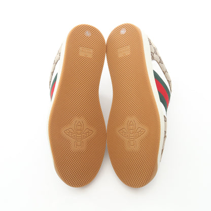 スクリーナー GGキャンバス シェリーライン スニーカー キャンバス ベージュ ブラウン マルチカラー グッチ シューズ GUCCI
