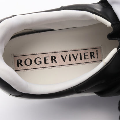 Puffy choc スニーカー レザー ブラック ホワイト ロジェヴィヴィエ シューズ Roger Vivier