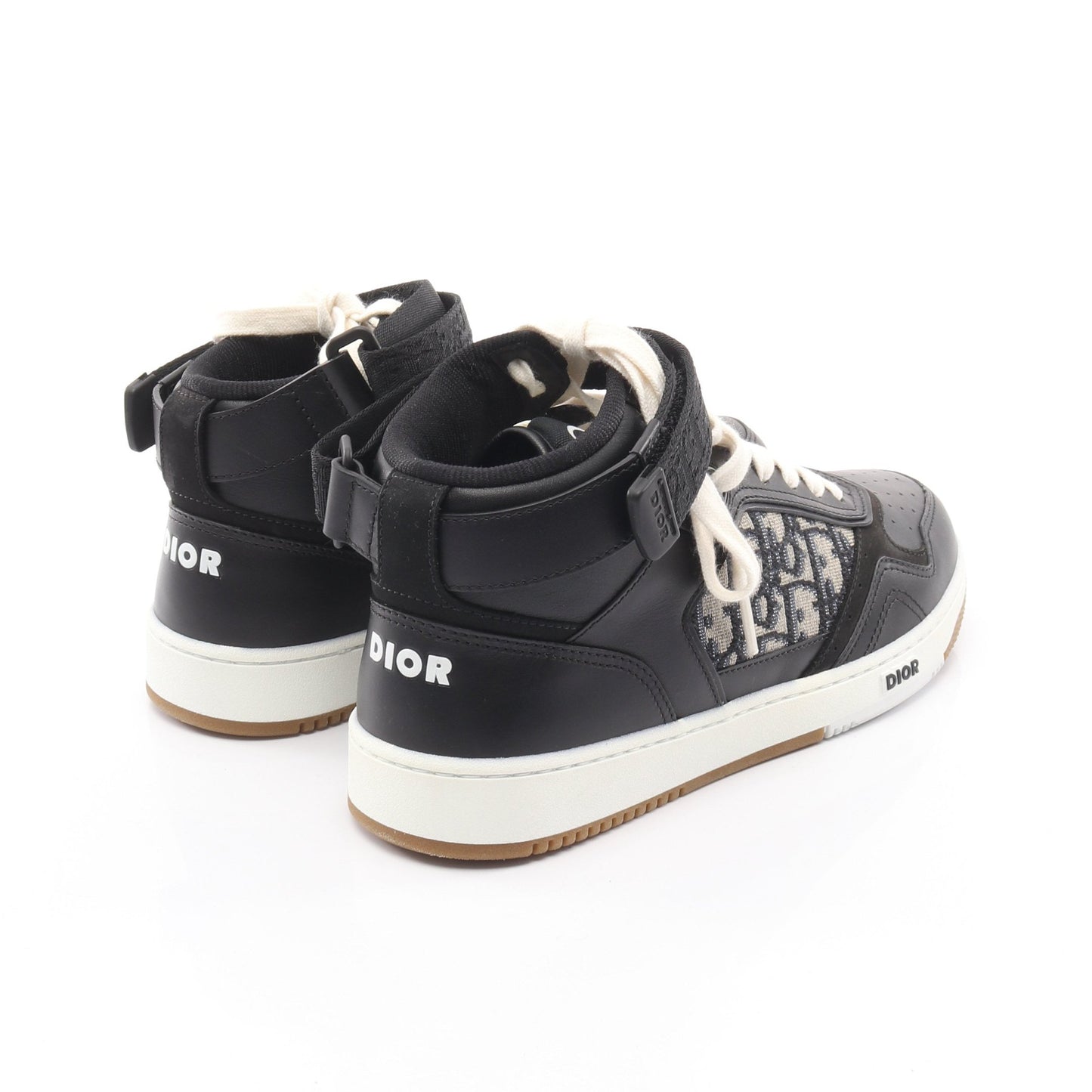 B27 オブリーク ハイカットスニーカー レザー キャンバス ブラック ネイビー ベージュ ディオール シューズ DIOR