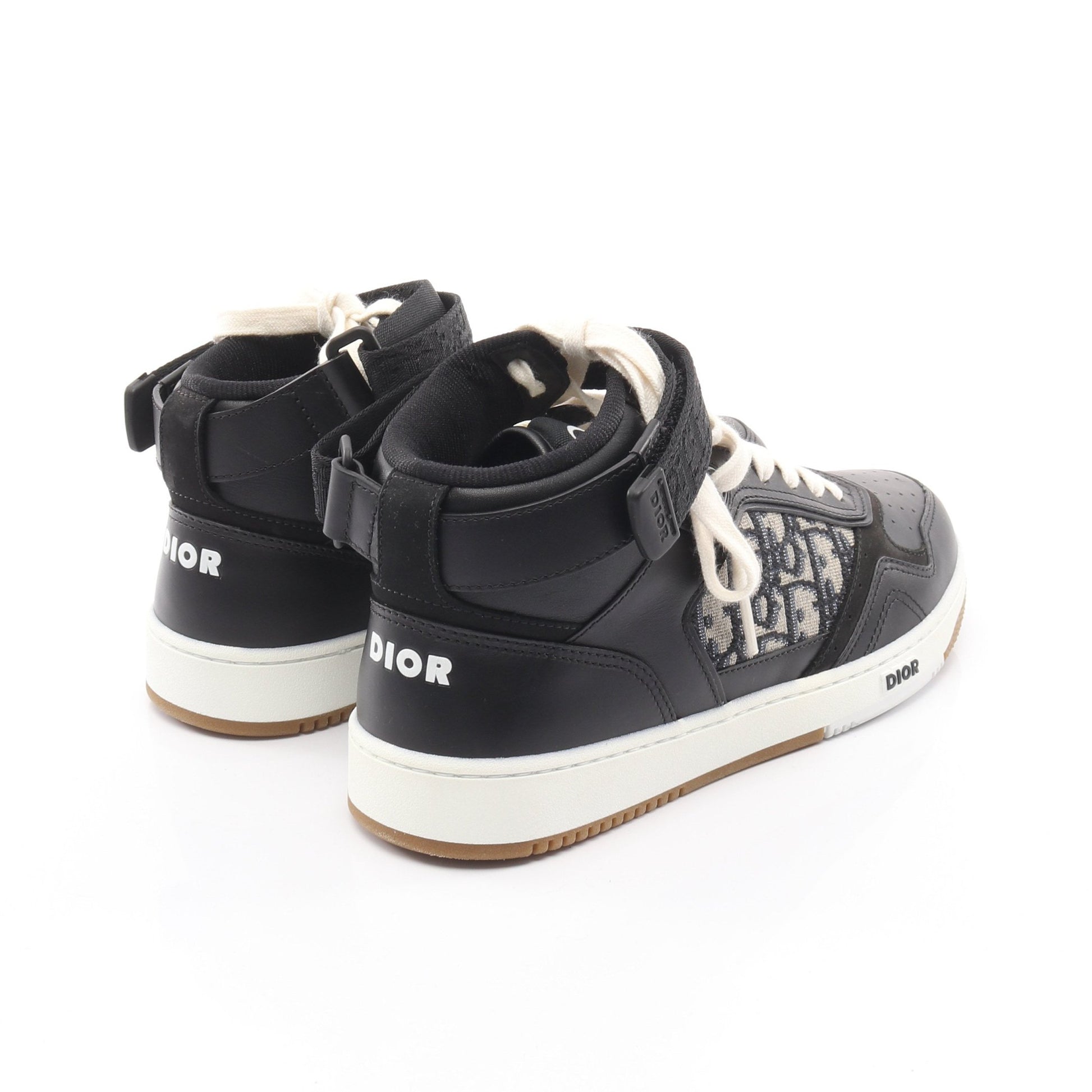 B27 オブリーク ハイカットスニーカー レザー キャンバス ブラック ネイビー ベージュ ディオール シューズ DIOR