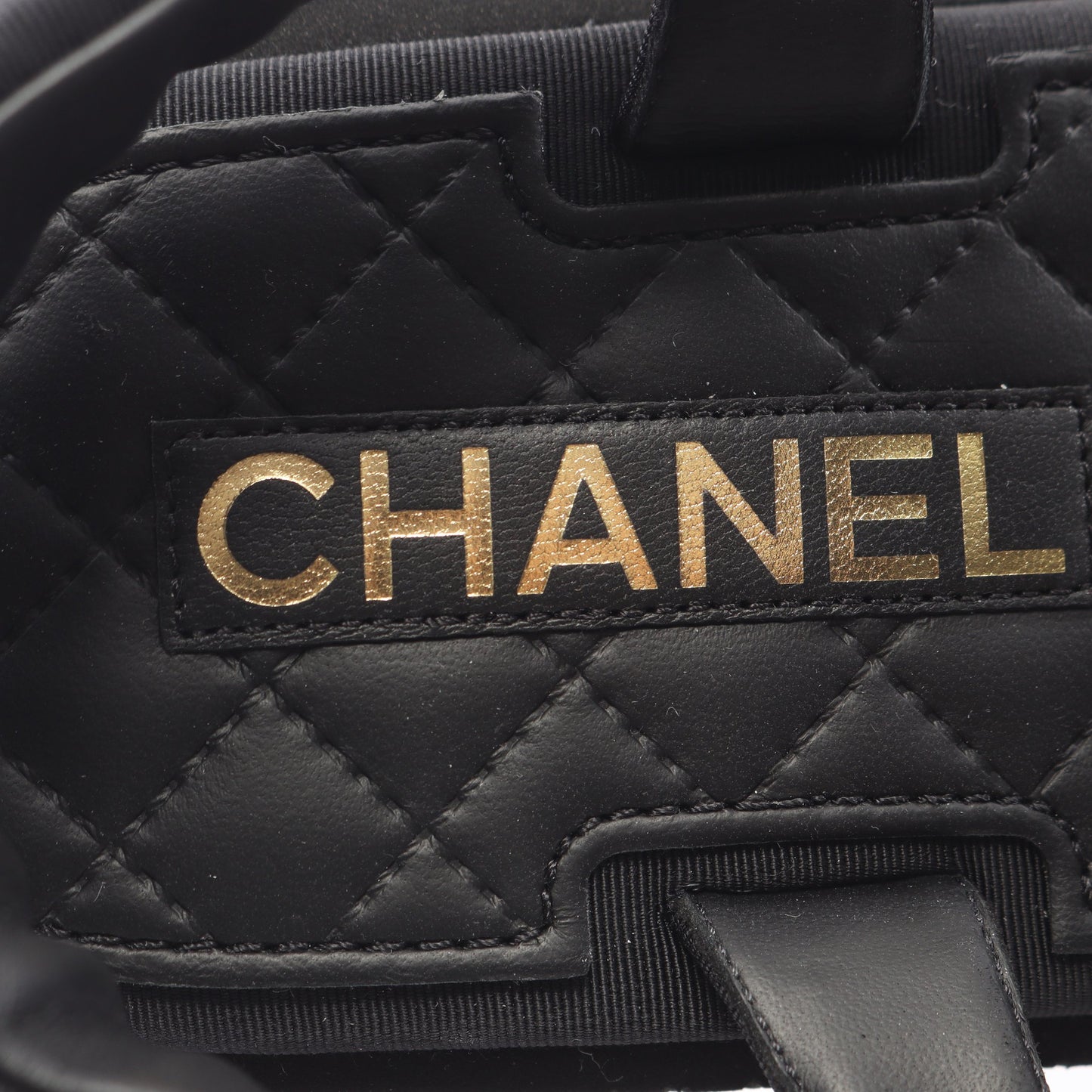 ココマーク サンダル ファブリック ブラック シャネル シューズ CHANEL