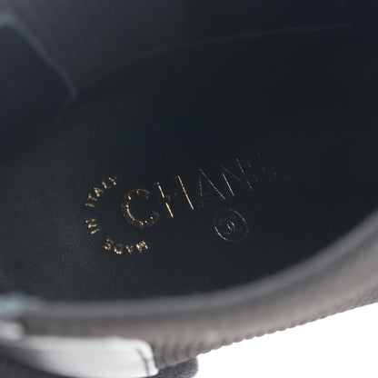 ココマーク アンクル ブーツ レザー エナメルレザー ブラック シャネル シューズ CHANEL