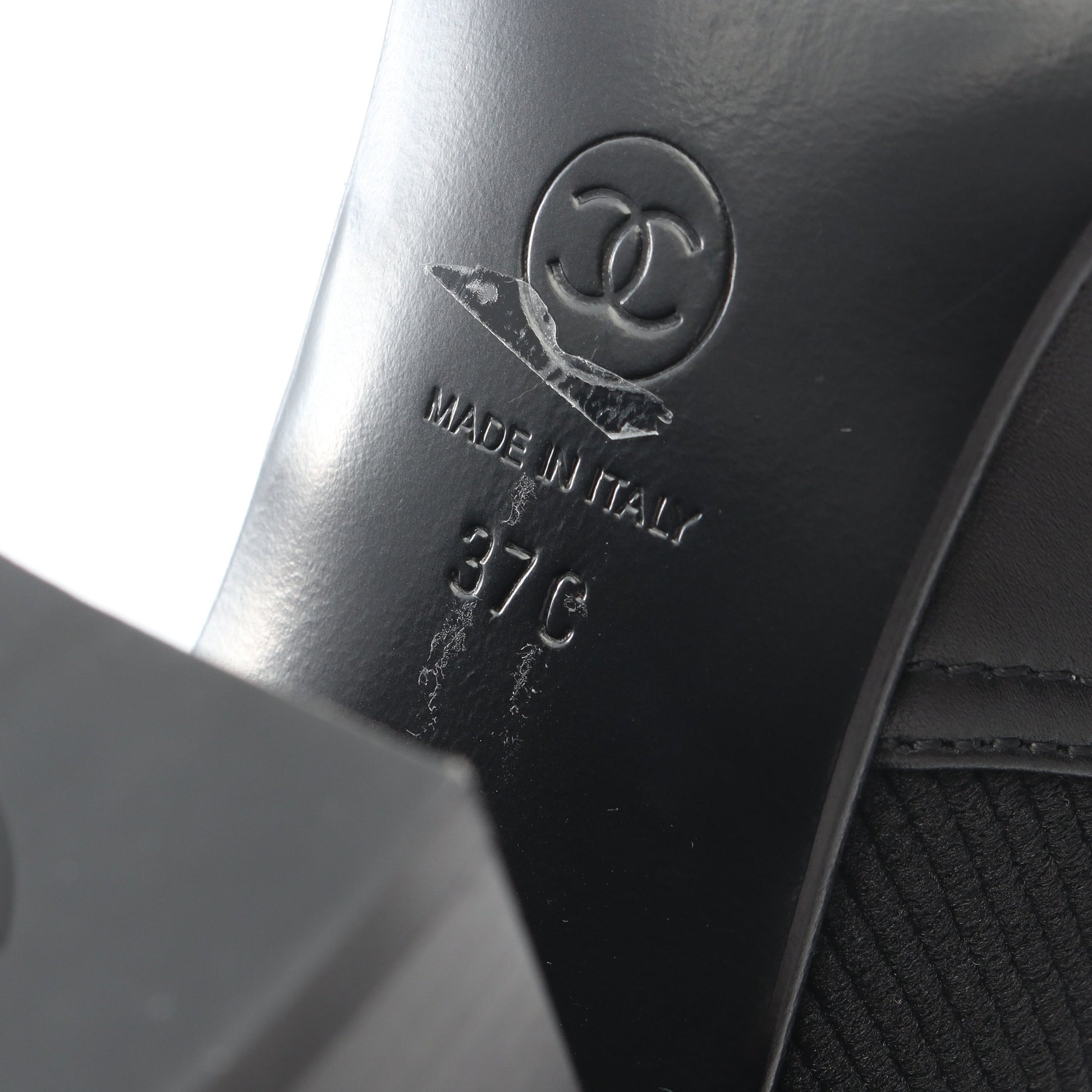 ココマーク アンクル ブーツ レザー エナメルレザー ブラック シャネル シューズ CHANEL