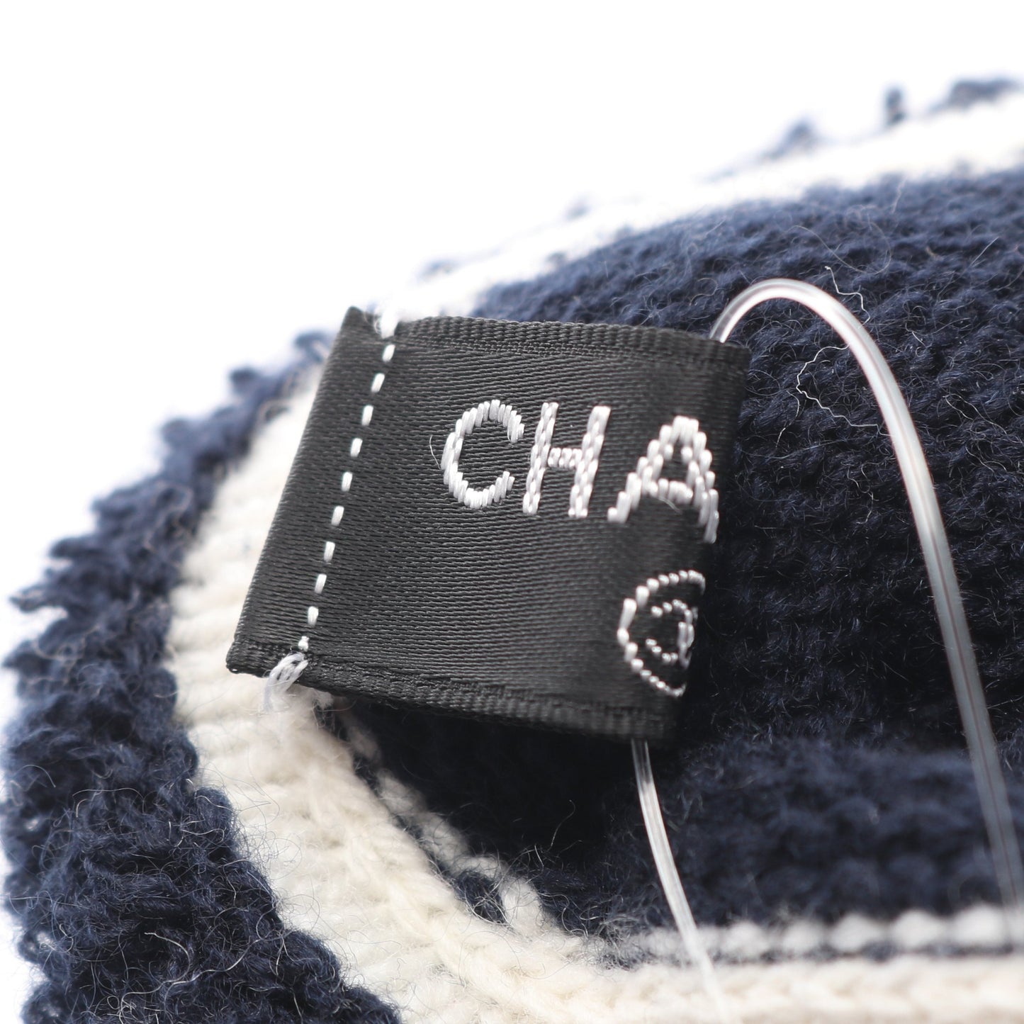ココマーク ミトン 手袋 グローブ カシミヤ ネイビー オフホワイト シャネル 財布・小物 CHANEL