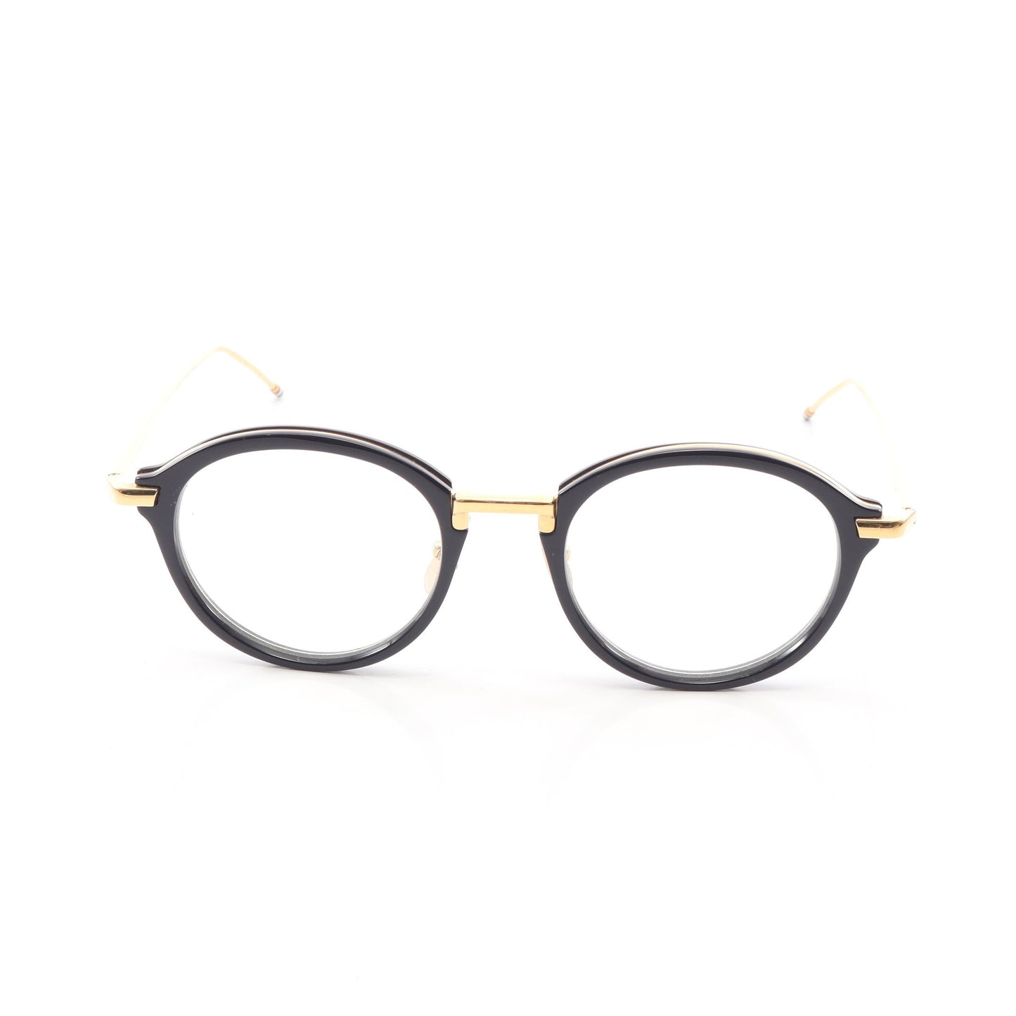 伊達 メガネ 眼鏡 GP ネイビー ゴールド トムブラウン 財布・小物 THOM BROWNE