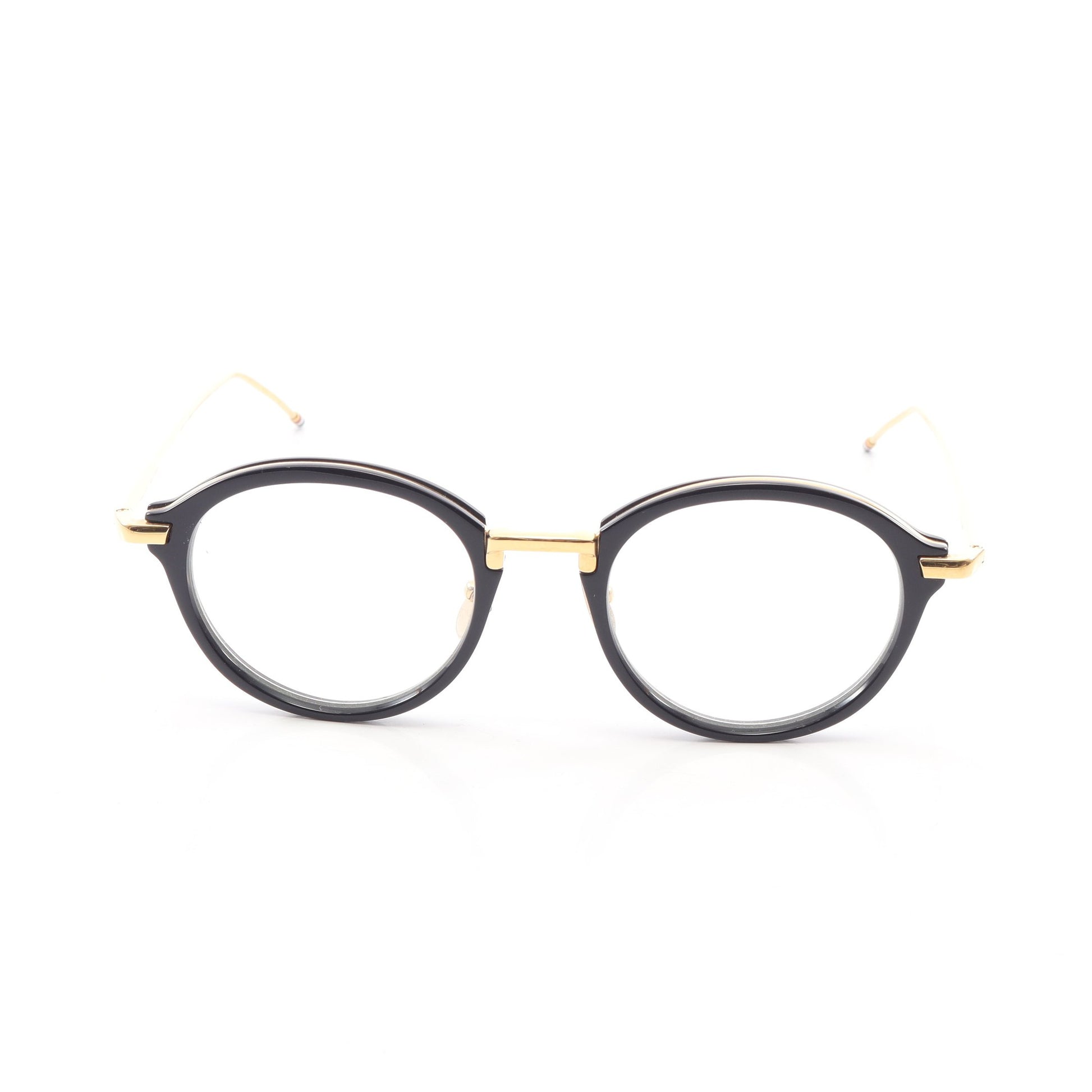 伊達 メガネ 眼鏡 GP ネイビー ゴールド トムブラウン 財布・小物 THOM BROWNE