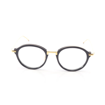伊達 メガネ 眼鏡 GP ネイビー ゴールド トムブラウン 財布・小物 THOM BROWNE