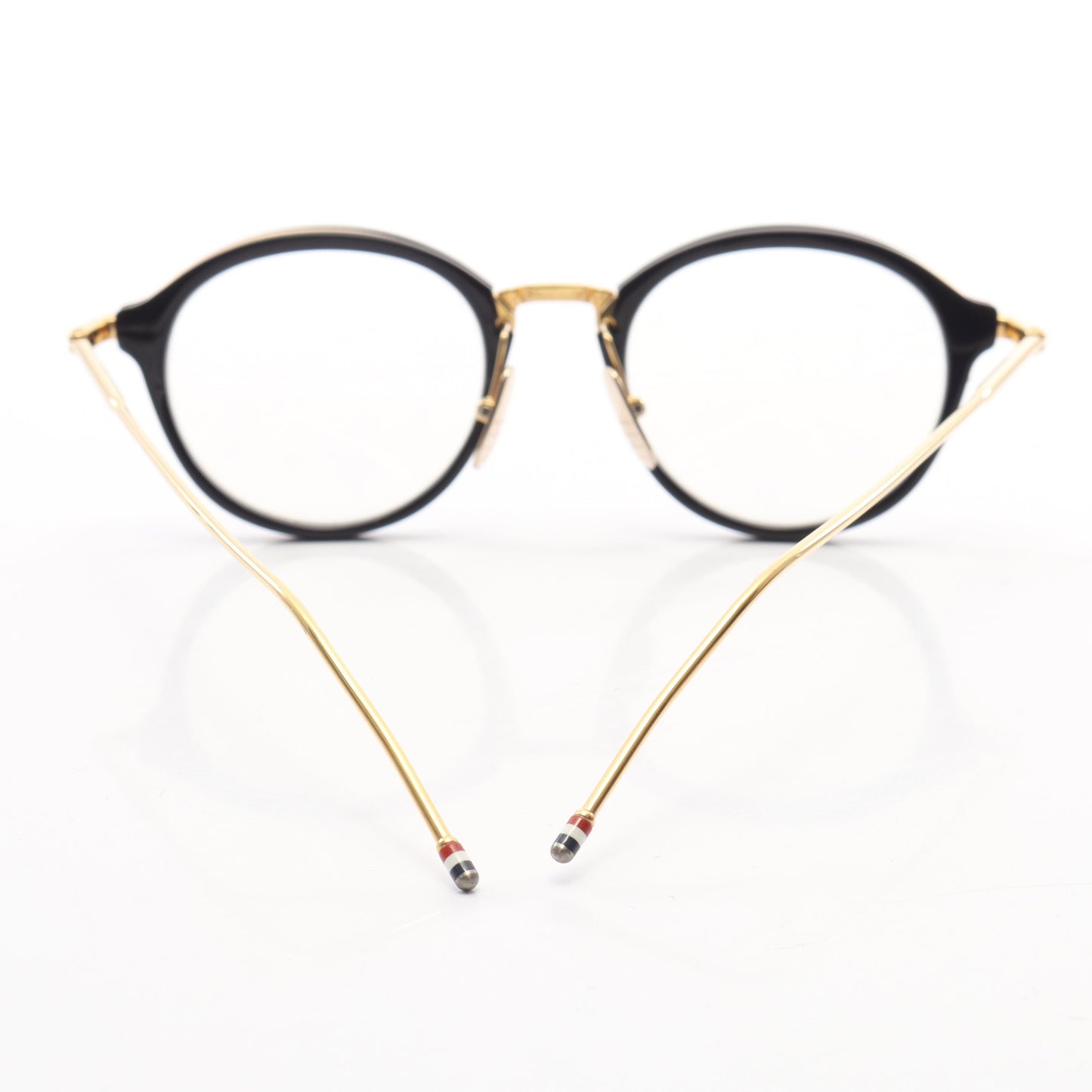 伊達 メガネ 眼鏡 GP ネイビー ゴールド トムブラウン 財布・小物 THOM BROWNE