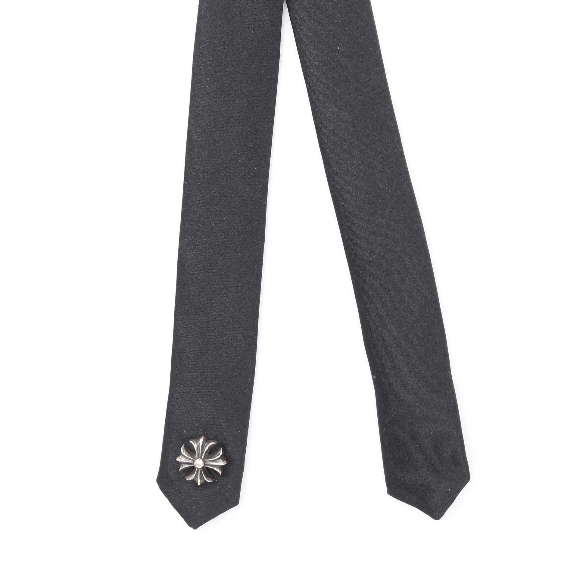 CHプラス ネクタイ シルク ブラック クロムハーツ 財布・小物 Chrome Hearts