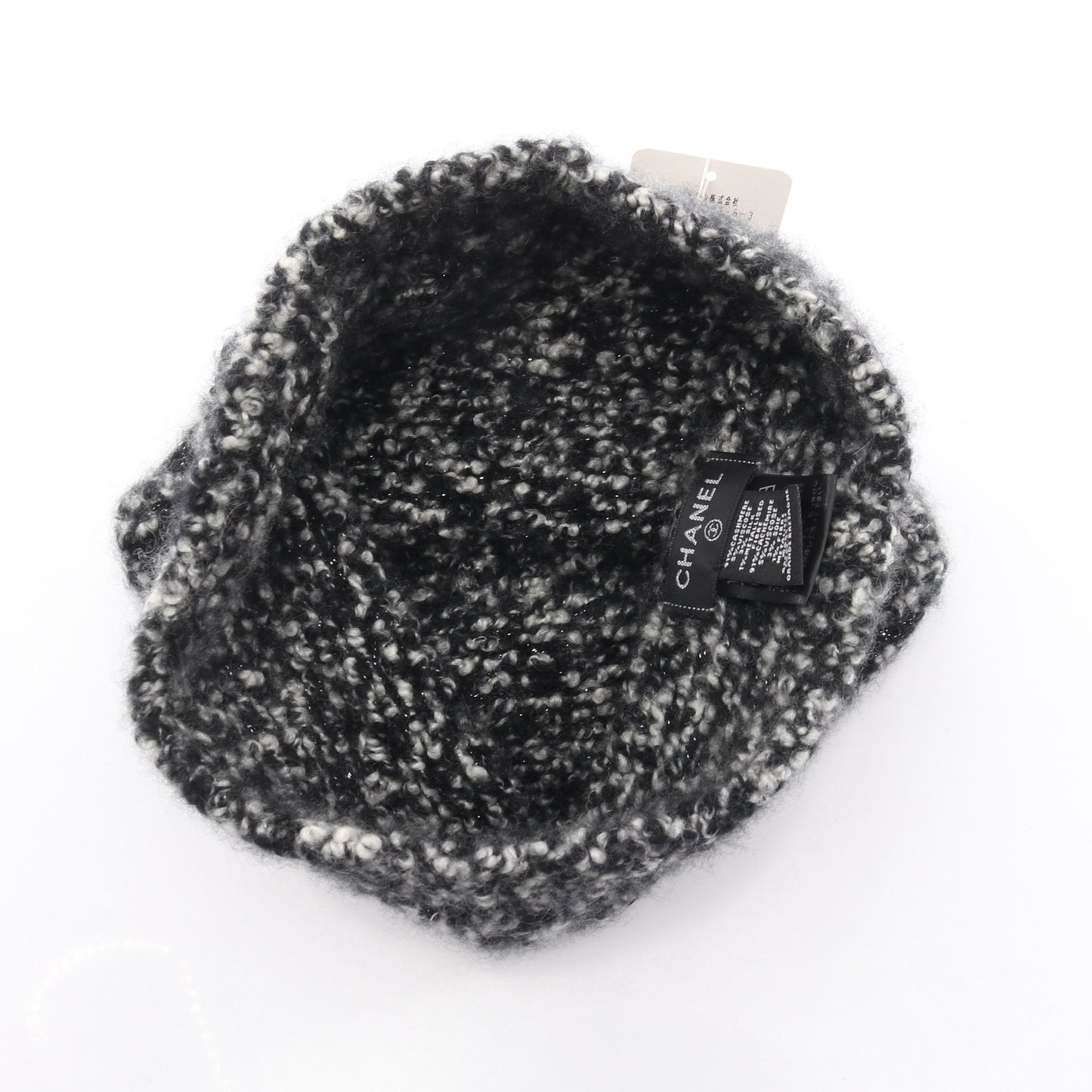 ココマーク ニット帽 ビーニー カシミヤ ブラック シャネル 財布・小物 CHANEL
