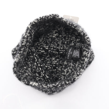 ココマーク ニット帽 ビーニー カシミヤ ブラック シャネル 財布・小物 CHANEL