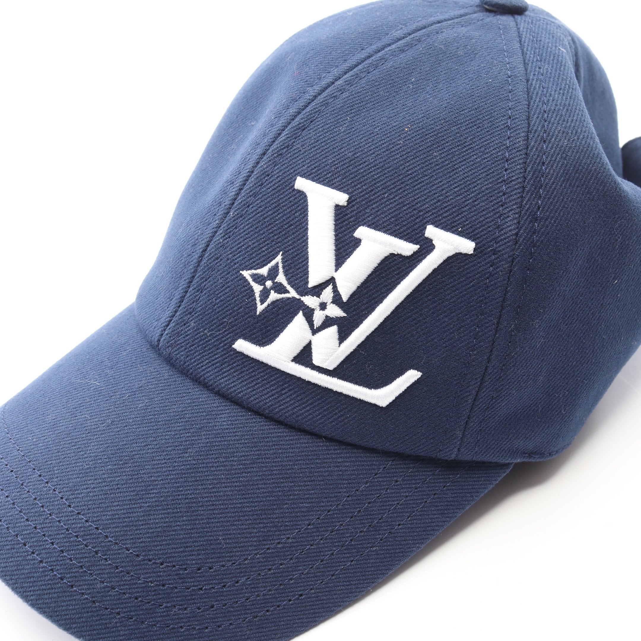 LVスマッシュ キャップ コットン ネイビー ルイヴィトン – RECLO